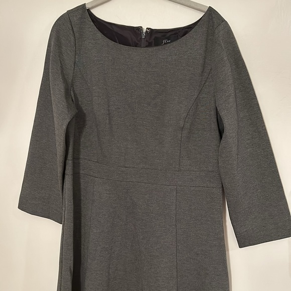 NWOT J.Crew Fit & Flare Ponte Knit Dress - Picture 2 of 7